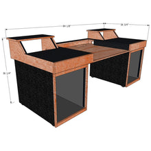 Sound Construction SSLM S1-2-1ISO Straight Studio Desk for SSL Matrix Console