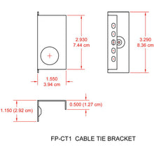 RDL FP-CT1 Locking Cable Tie Bracket for FP-RRA  and FP-RRAH