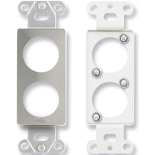 RDL DS-D2 Double plate for standard and specialty connectors - Stainless