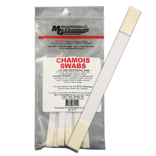 MG Chemicals 810D-15 Double Headed Chamois Swabs - 15 Pack