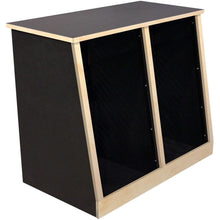 Sound Construction R18-2 SL Double Bay Slanted Studio Rack (18 Space)