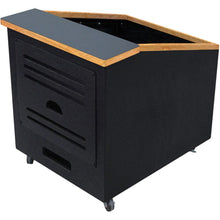 Sound Construction Lowboy Angled Rolling Studio Rack (12 Space)