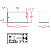 RDL TX-TPR1A Active Single-Pair Receiver - Twisted Pair Format-A  - balanced line output