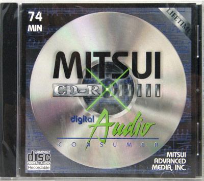 Mitsui MAM-11101 74-Minute Recordable CDR (with Jewel Case)