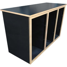 Sound Construction R18-3 ST Triple Bay Straight Studio Rack (18 Space)