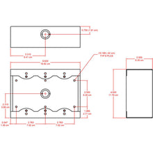 RDL SMB-3G Surface Mount Boxes for Decora Remote Controls and Panels