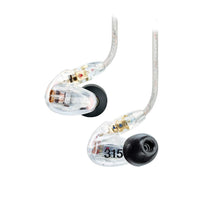 Shure SE315-CL High-Definition Sound Isolating Earphones - Clear