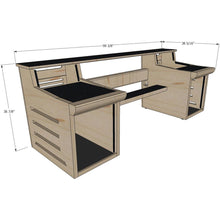 Sound Construction SSL AWS 1-2 Straight Studio Desk for SSL AWS Console
