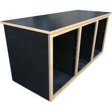 Sound Construction R14-3 ST Triple Bay Straight Studio Rack (14 Space)
