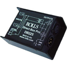 Rolls DB225 Passive Direct Box w/ Ground Lift and Attenuator Switch