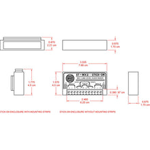RDL ST-MX2 Channel Microphone and Line Level Mini Audio Mixer - Stick-On Design