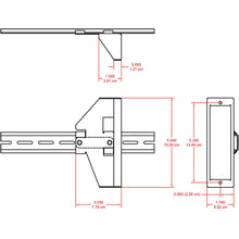 RDL DRA-35R Rack-Up DIN Rail Adapter