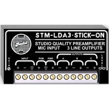 RDL STM-LDA3 Studio Quality Mic Preamp w/phantom - 3 Line Outputs