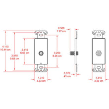 RDL DS-F Double Type F Jack on D Plate - Stainless Steel