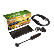 Shure PGA98D-XLR Cardioid Condenser Gooseneck Drum Microphone (with XLR Cable)