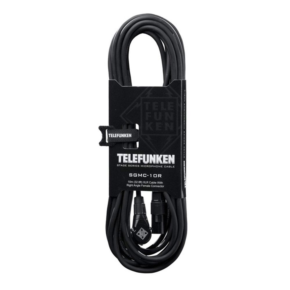 Telefunken SGMC-10R Stage Series XLR Microphone Cable (10 Meter/32.8 Foot/Right Angle)