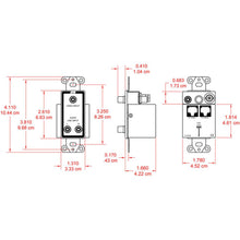 RDL D-TPP6A Format-A D-TPS6A with Video Pass-Through - RCA/BNC