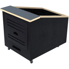 Sound Construction Lowboy Angled Rolling Studio Rack (16 Space)