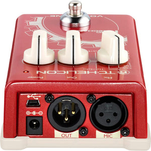 TC Helicon VoiceTone Mic Mechanic Vocal Effect Pedal