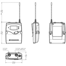 Sennheiser EK 2000 Camera Mount Diversity Receiver (AW Band)