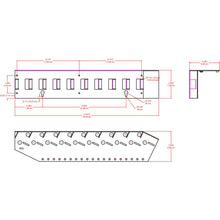RDL SR-10 Stick-On Mounting Rack Provides Mounting Of Up to 10 Stick On Units