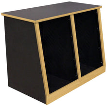 Sound Construction R16-2 SL Double Bay Slanted Studio Rack (16 Space)