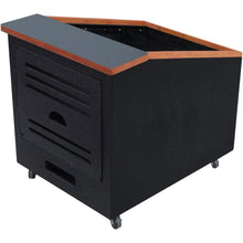 Sound Construction Lowboy Angled Rolling Studio Rack (14 Space)