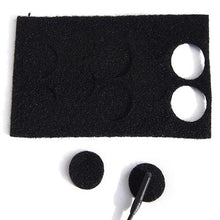 Rycote 065101 Undercovers Fabric Lavalier Covers with Stickies (Set of 30) - Black
