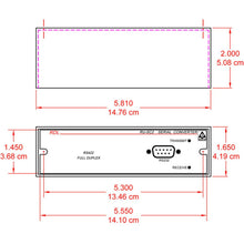 RDL RU-SC2 RS-232/422 Serial Converter (Full-Duplex)