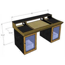 Sound Construction C|24S1-2-2ISO Straight Studio Desk for C|24