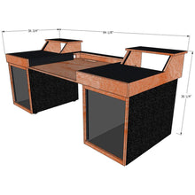 Sound Construction SSLM S1-2-1ISO Straight Studio Desk for SSL Matrix Console