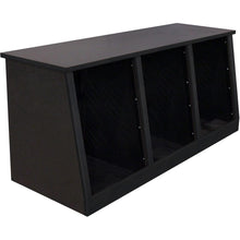 Sound Construction R14-3 SL Triple Bay Slanted Studio Rack (14 Space)
