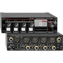 RDL RU-MX4 Pro 4 Input Mic/Line Mixer W/Phntm - Mic and Line Out