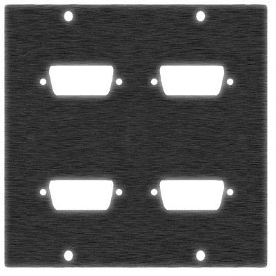 Middle Atlantic 4DB9 UCP Module for 4 DB9 Connections