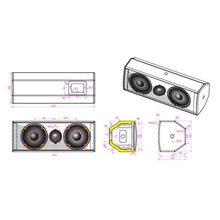 VUE Audiotechnik i-2x4.5 Dual 4.5-inch Surface-Mount Foreground System - Single Speaker