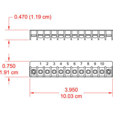RDL SR-TB10 Terminal Block Assembly for SR-4