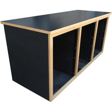 Sound Construction R14-3 ST Triple Bay Straight Studio Rack (14 Space)