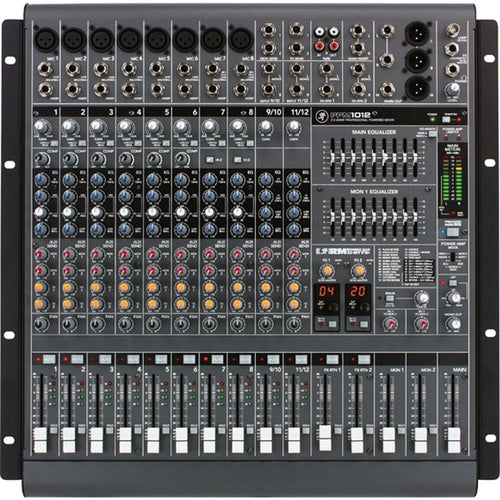 Mackie PPM1012 12 Channel 1600 Watt Powered Mixer (with FX)