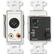 RDL D-TPR3A Active Three-Pair Receiver - Twisted Pair Format-A  - XLR and stereo phono outputs