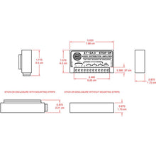 RDL ST-DA3 1X3 Portable Distribution Amplifier Electronic Transformer - Stick-On Design