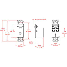 RDL DS-TPP7A Format-A D-TPS7A with Monitor Pass-Through - Stainless