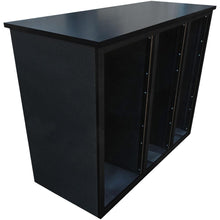 Sound Construction R22-3 ST Triple Bay Straight Studio Rack (22 Space)