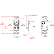 RDL D-TPS3A Decora Mount Active Format-A Sender - XLR/RCA Input (White)