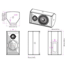 VUE Audiotechnik i-4.5 Surface-Mount Foreground System - Black / Single