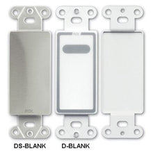 RDL DS-Blank D Style Plate with No Jack Cut Out - Stainless Steel