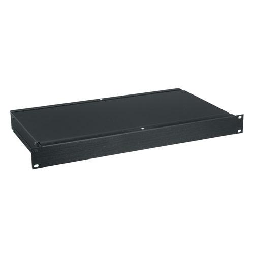 Middle Atlantic CH1 One-Space Rack Chassis with Black Brushed Finish - 10 inches Deep