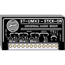 RDL ST-UMX3 3 Channel Microphone and Line Level Miniature Audio Mixer
