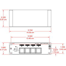 RDL RU-VSX4 Video Switcher - 4x1 - BNC