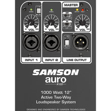 Samson Auro X12D Active 12-Inch 2-Way Loudspeaker