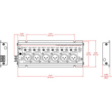 RDL FP-UBC6 6-Channel Unbalanced to Balanced Audio Converter